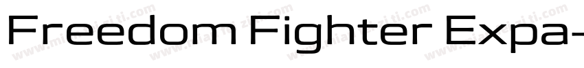 Freedom Fighter Expa字体转换